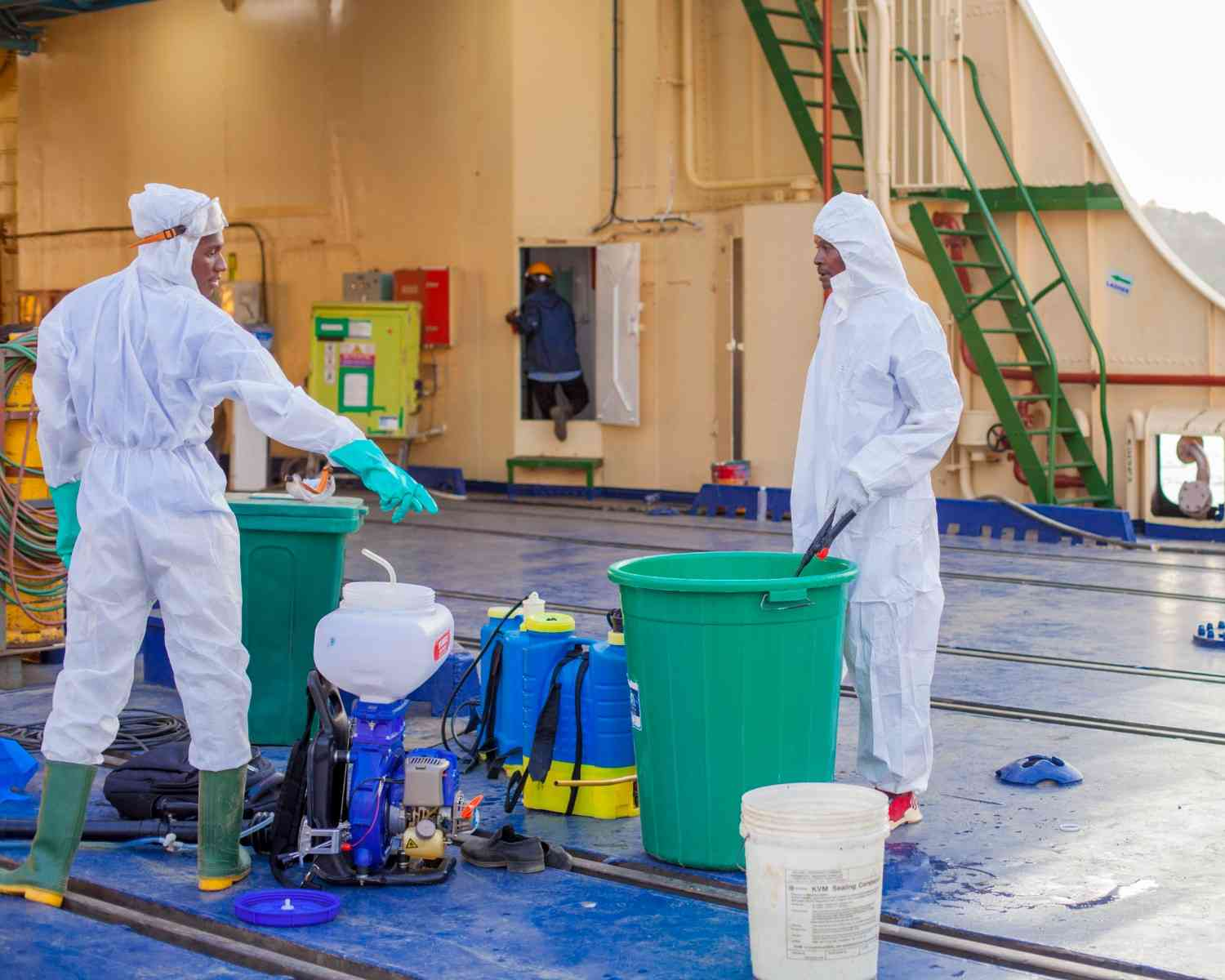Pest control at warehouse